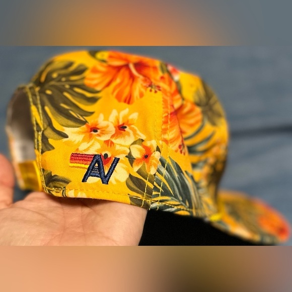 ‼️Rare‼️?AVIATOR NATION?Signature Malibu Vintage Safari Low-Rise Trucker in Gold main image 8